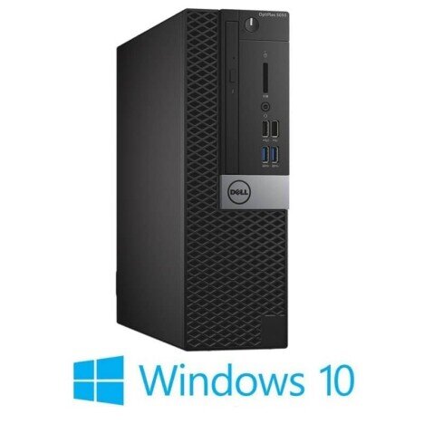 Calculatoare Dell OptiPlex 5050 SFF, Quad Core i5-6500, 8GB DDR4, SSD, Win 10 Home